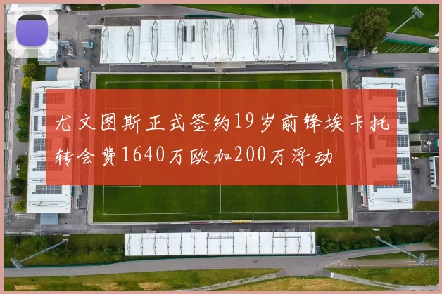 尤文图斯正式签约19岁前锋埃卡托转会费1640万欧加200万浮动